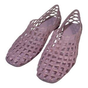 Giani Bernini Jell Us Jelly Woven Inspired Slip-On Flats Lilac